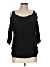 Perseption Concept Black 3/4 Sleeve Top Size L - photo 1