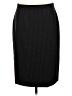 Escada Solid Black Wool Skirt Size EU 42 / US 12 - photo 1