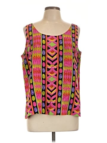 Doncaster Collection Sleeveless Silk Top (view 1)