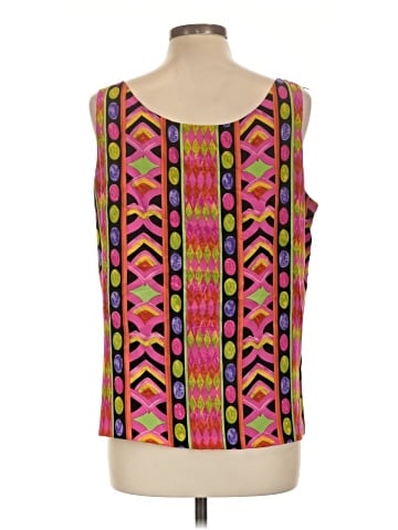 Doncaster Collection Sleeveless Silk Top (view 2)