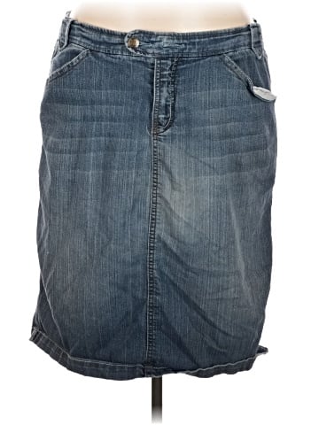 Faded Glory Denim Skirt (view 1)