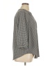 Torrid 100% Polyester Houndstooth Gray 3/4 Sleeve Blouse Size 1X Plus (1) - photo 4