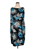 I.N. Studio Graphic Blue Cocktail Dress Size 18 - photo 1