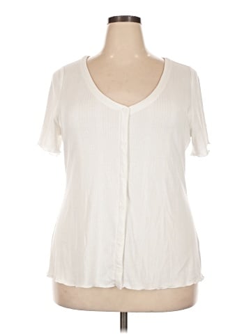 Lane Bryant Short Sleeve Henley (view 1)