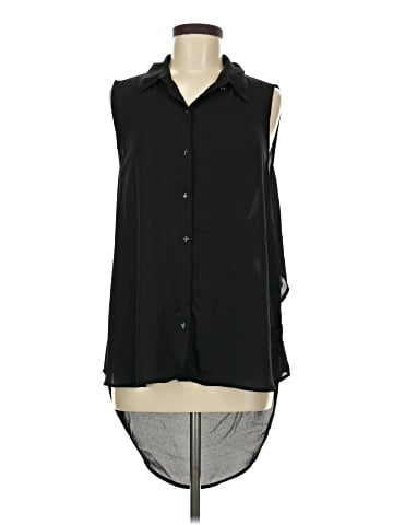 Forever 21 Sleeveless Button-Down Shirt (view 1)
