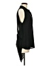 Forever 21 Black Sleeveless Button-Down Shirt Size M - photo 4