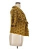 Moth 100% Wool Yellow Wool Cardigan Size XL - photo 4