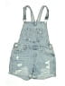 C'est Toi 100% Cotton Blue Overall Shorts Size M - photo 1
