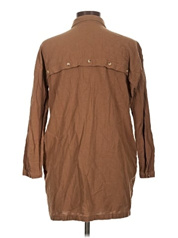 Very J Long Sleeve Button-Down Shirt (view 2)