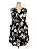 Torrid Floral Black Casual Dress Size 2X Plus (2) - photo 1