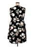 Torrid Floral Black Casual Dress Size 2X Plus (2) - photo 2