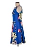 Taylor Print Blue Cocktail Dress Size 8 - photo 5