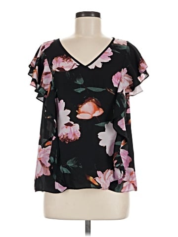 Jennifer Lopez Short Sleeve Blouse (view 1)
