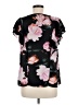 Jennifer Lopez 100% Polyester Black Short Sleeve Blouse Size M - photo 2