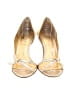 J.Crew 100% Leather Gold Heels Size 6 - photo 2