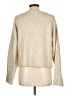 Bella Dahl Metallic Gold Pullover Sweater Size L - photo 2