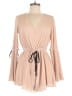 PPLA Clothing 100% Polyester Solid Tan Romper Size M - photo 1