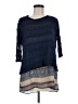 Cato Blue 3/4 Sleeve Top Size M - photo 1