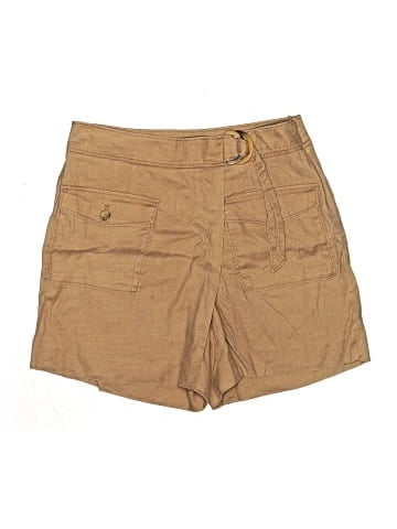 White House Black Market Khaki Shorts (view 1)