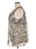 Apt. 9 100% Polyester Animal Print Silver Sleeveless Blouse Size 2X - photo 5