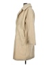 Express 100% Polyester Solid Tan Ivory Coat Size S - photo 5