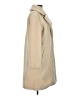 Express 100% Polyester Solid Tan Ivory Coat Size S - photo 4