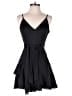Express 100% Polyester Solid Black Cocktail Dress Size S - photo 1