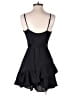 Express 100% Polyester Solid Black Cocktail Dress Size S - photo 2