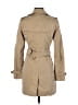 Burberry 100% Cotton Tan Trenchcoat Size 4 - photo 2