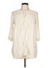 Johnny Was 100% Rayon Ivory 3/4 Sleeve Button-Down Shirt Size L - photo 1