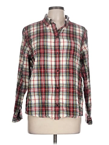 L.L.Bean Long Sleeve Button-Down Shirt (view 1)