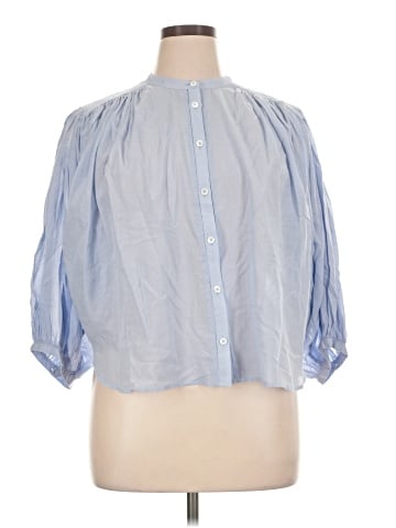 Slinky Brand 3/4 Sleeve Blouse (view 1)