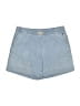 L.L.Bean Solid Blue Denim Shorts Size 6 - photo 1