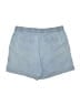 L.L.Bean Solid Blue Denim Shorts Size 6 - photo 2