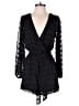 Lulus 100% Polyester Polka Dots Black Romper Size S - photo 1