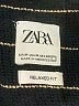 Zara Stripes Black Short Sleeve Button-Down Shirt Size M - photo 7