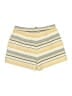 BCBGMAXAZRIA Chevron-herringbone Yellow Shorts Size S - photo 2