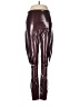 SPANX Metallic Burgundy Leggings Size L - photo 1