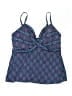 Miraclesuit Paisley Blue Swimsuit Top Size 16 - photo 1