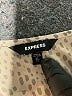 Express 100% Polyester Animal Print Tan Short Sleeve Blouse Size XL - photo 7