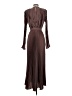 L'IDÉE 100% Polyester Brown Cocktail Dress Size 4 - photo 2