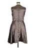 Robbie Bee Metallic Gray Cocktail Dress Size 16 - photo 2