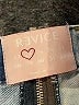 REVICE Color Block Blue Jeans Size 24 waist - photo 7