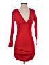 Shein Solid Red Cocktail Dress Size 4 - photo 1