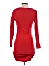 Shein Solid Red Cocktail Dress Size 4 - photo 2