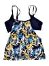 Unbranded 100% Spandex Tropical Blue Swimsuit Top Size 16 - photo 1