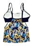Unbranded 100% Spandex Tropical Blue Swimsuit Top Size 16 - photo 2