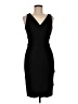 Chaps Solid Black Cocktail Dress Size M - photo 1