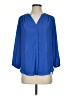 NYDJ 100% Polyester Blue 3/4 Sleeve Blouse Size XS - photo 1
