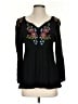 Altar'd State 100% Rayon Black Long Sleeve Blouse Size S - photo 1